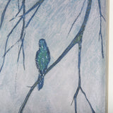 Bird Song I by Mercana Studio a Hand Embellished Textured Framed Art Print Matted under Glass from Mercana - Luna Furniture