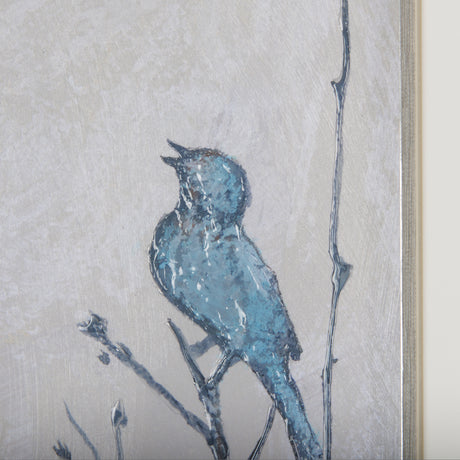 Bird Song II by Mercana Studio a Hand Embelished Textured Framed Art Print Matted under Glass from Mercana - Luna Furniture