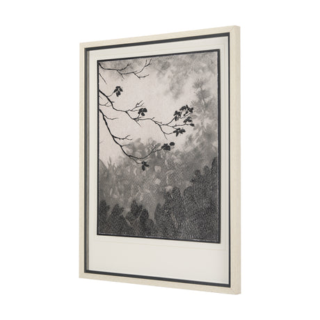 Leafy Shade I by Mercana Studio a Hand Embellished Textured Framed Art Print Matted under Glass from Mercana - Luna Furniture
