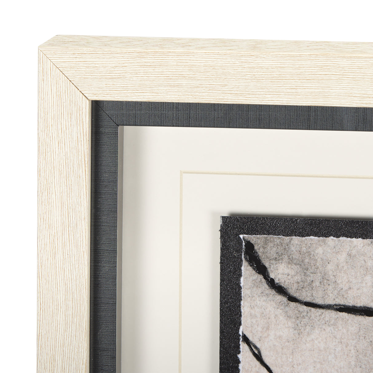 Leafy Shade II by Mercana Studio a Hand Embellished Textured Framed Art Print Matted under Glass from Mercana - Luna Furniture