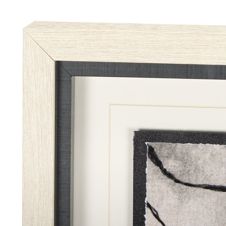 Leafy Shade II by Mercana Studio a Hand Embellished Textured Framed Art Print Matted under Glass from Mercana - Luna Furniture