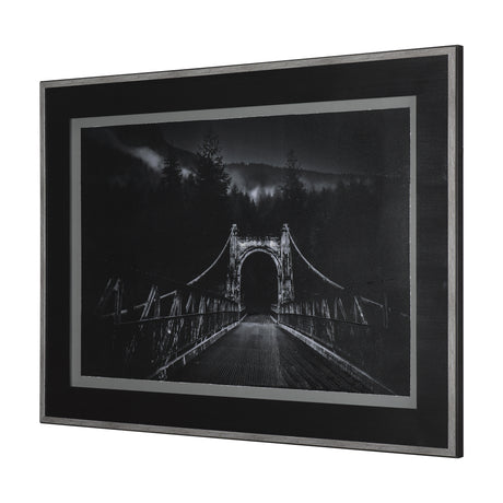 Alexandra Bridge by Chad Mackay a Hand Embellished Textured Framed Photo Art Print Matted under Glas from Mercana - Luna Furniture