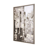 Old Lane I by Mercana Studio a Hand Embellished Textured Framed Art Print from Mercana - Luna Furniture