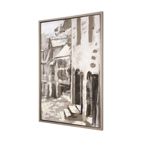 Old Lane II by Mercana Studio a Hand Embellished Textured Framed Art Print from Mercana - Luna Furniture