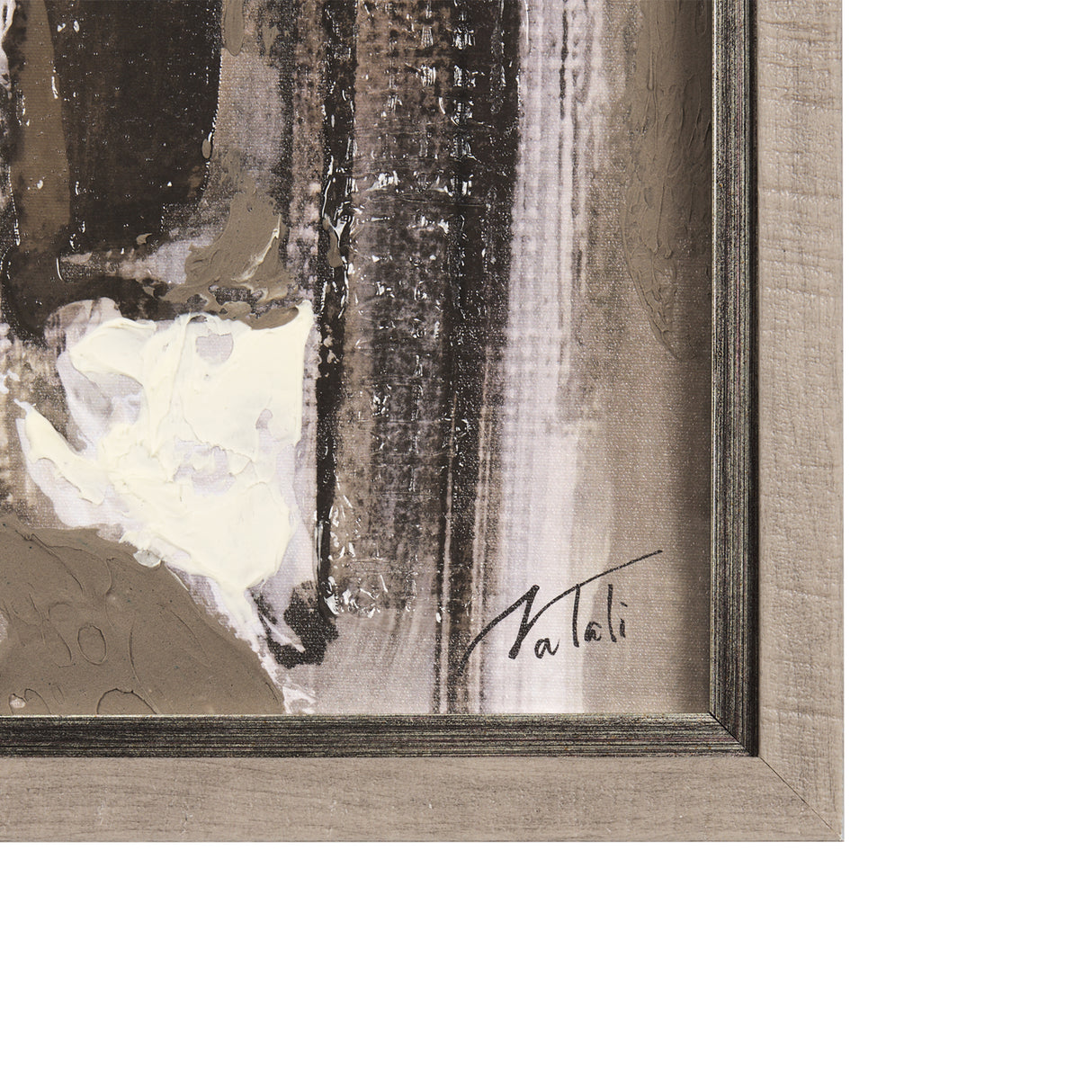 Old Lane II by Mercana Studio a Hand Embellished Textured Framed Art Print from Mercana - Luna Furniture