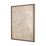 City of Chicago by Mercana Studio a Hand Embellished Textured Framed Art Print from Mercana - Luna Furniture