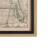 City of Chicago by Mercana Studio a Hand Embellished Textured Framed Art Print from Mercana - Luna Furniture