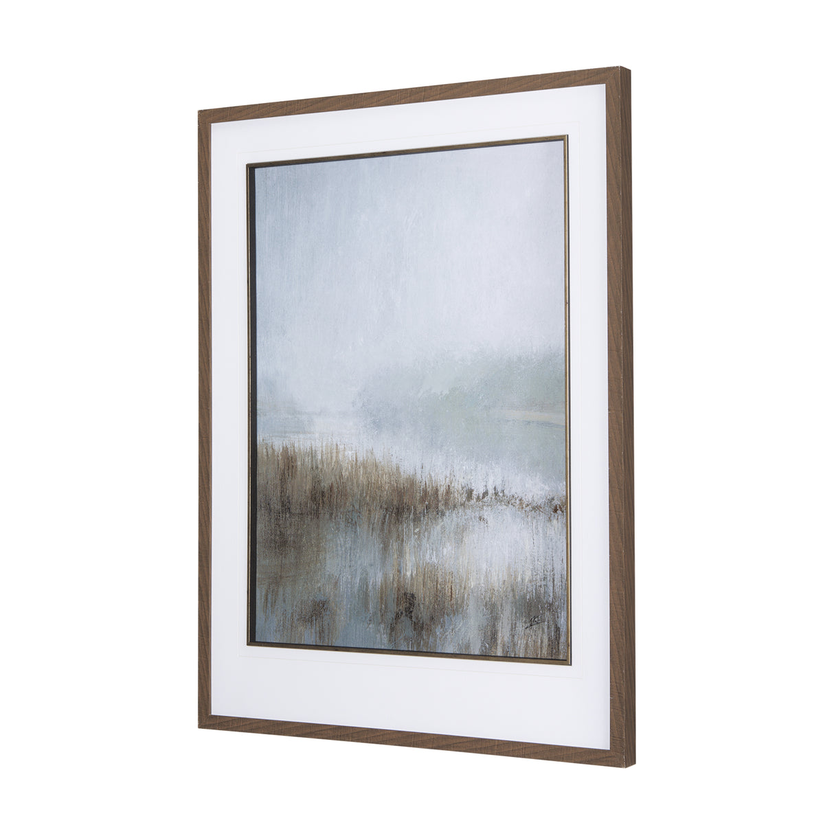 Misty Day I by Mercana Studio a Hand Embellished Textured Framed Art Print Matted under Glass from Mercana - Luna Furniture