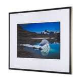 Mountain Top Thaw by Chad Mackay a Hand Embellished Textured Framed Photo Art Print Matted under Gla from Mercana - Luna Furniture