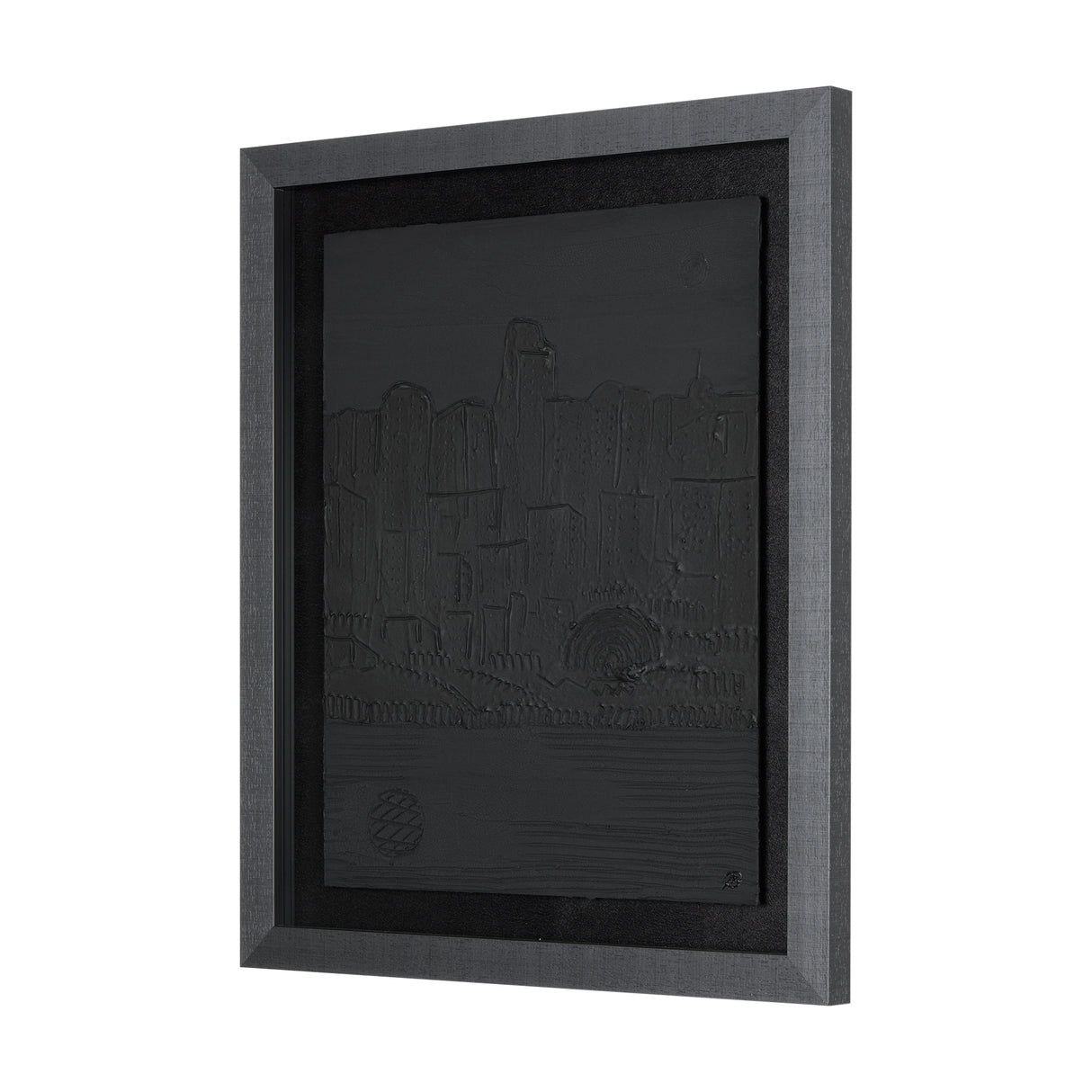 Shadow of the City II by Mercana Studio Hand Embellished Textured Framed Art Print Matted under Glas from Mercana - Luna Furniture