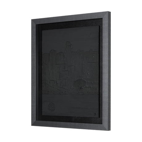 Shadow of the City II by Mercana Studio Hand Embellished Textured Framed Art Print Matted under Glas from Mercana - Luna Furniture