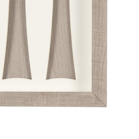 Wood Grain Silhouette III by Studio M a Framed Art Print Matted under Glass from Mercana - Luna Furniture