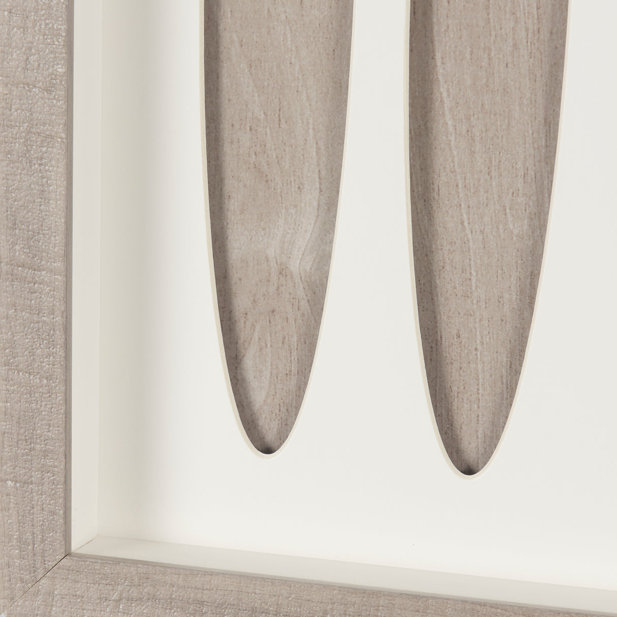 Wood Grain Silhouette IV by Studio M a Framed Art Print Matted under Glass from Mercana - Luna Furniture