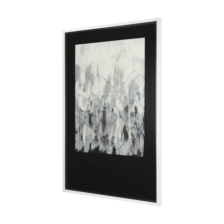 Mountain Shades I by Mercana Studio a Hand Embellished Textured Framed Art Print Matted under Glass from Mercana - Luna Furniture