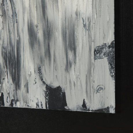 Mountain Shades II by Mercana Studio a Hand Embellished Textured Framed Art Print Matted under Glass from Mercana - Luna Furniture