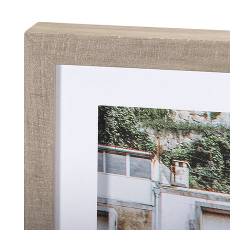 Porto Houses by Laura Marshall a Framed Photo Art Print Matted under Glass from Mercana - Luna Furniture