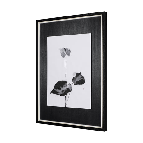 Peace Lily I by Mercana Studio a Hand Embellished Textured Framed Art Print from Mercana - Luna Furniture