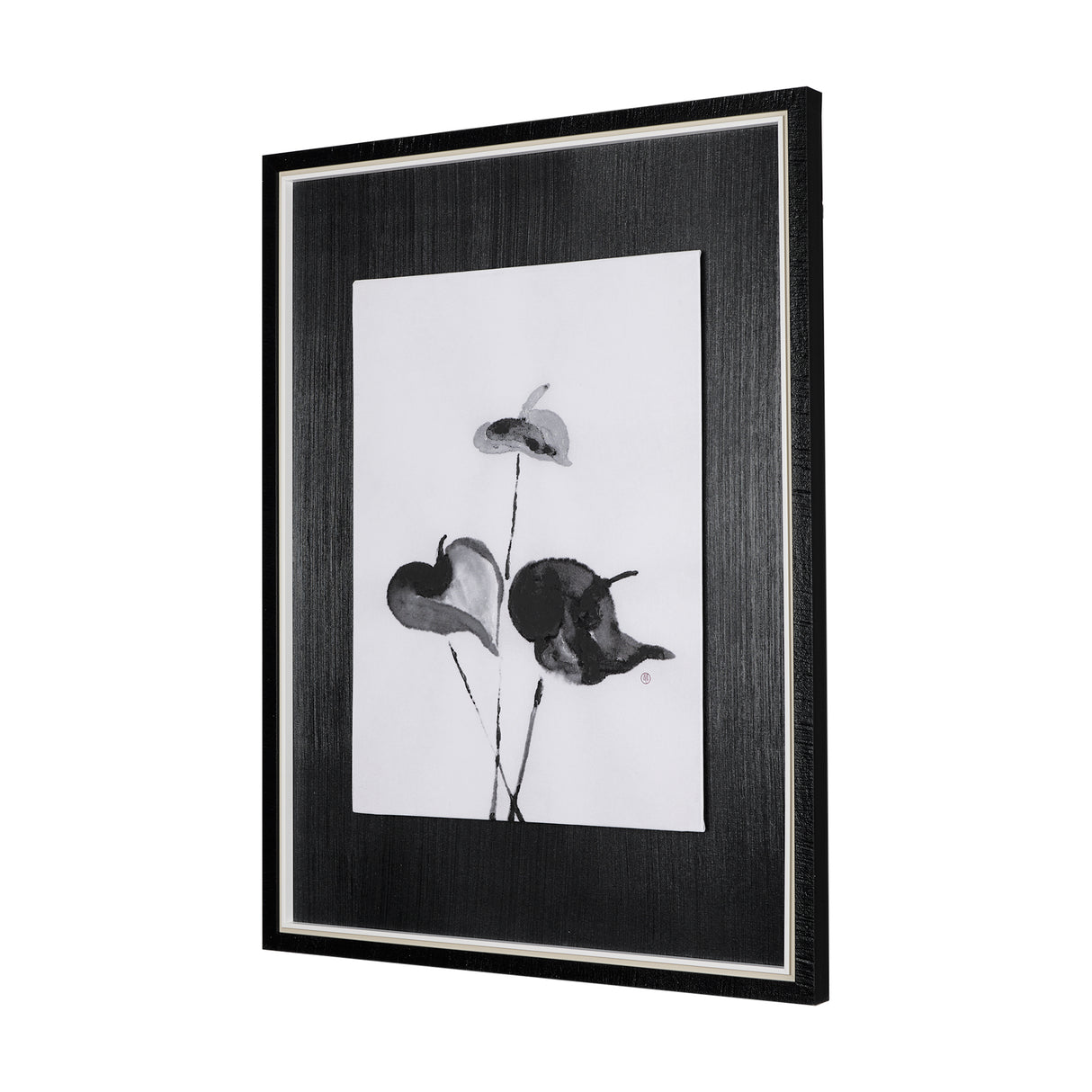 Peace Lily II by Mercana Studio a Hand Embellished Textured Framed Art Print from Mercana - Luna Furniture