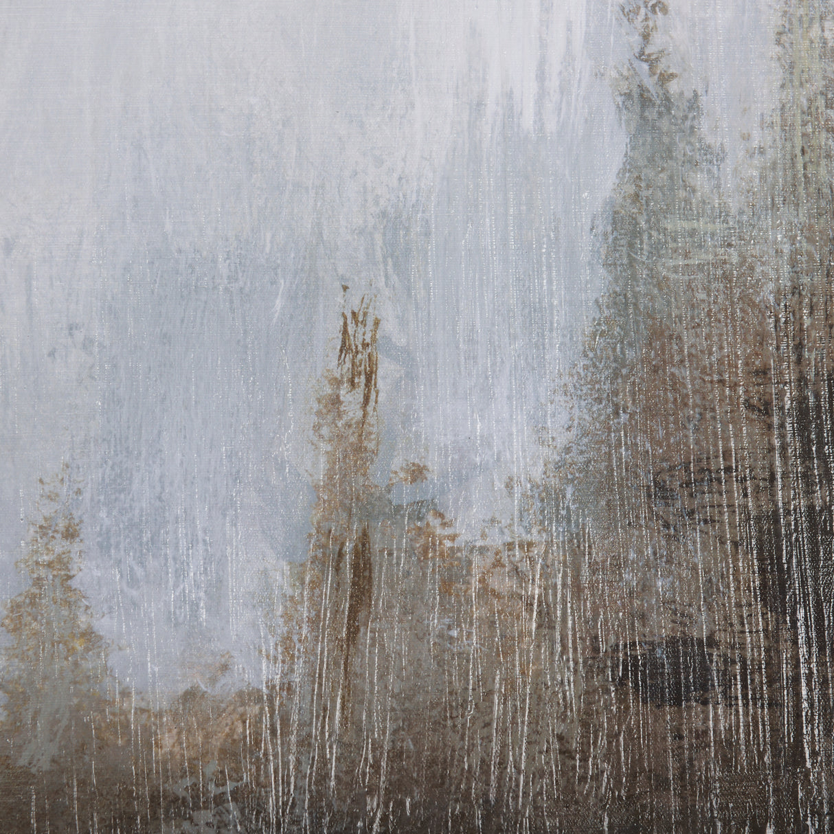 Morning Mist by Mercana Studio a Hand Embellished Textured Framed Canvas from Mercana - Luna Furniture