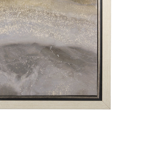 Sandy Waves II by Mercana Studio a Hand Embellished Textured Framed Canvas from Mercana - Luna Furniture