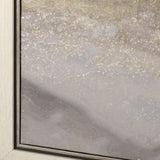 Sandy Waves III by Mercana Studio a Hand Embellished Textured Framed Canvas from Mercana - Luna Furniture