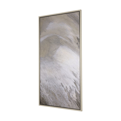 Sandy Waves IV by Mercana Studio a Hand Embellished Textured Framed Canvas from Mercana - Luna Furniture