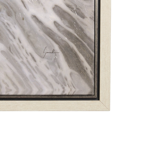 Sandy Waves IV by Mercana Studio a Hand Embellished Textured Framed Canvas from Mercana - Luna Furniture