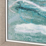 Sunshine Glare on The Waves I by Mercana Studio a Hand Embellished Textured Framed Canvas from Mercana - Luna Furniture