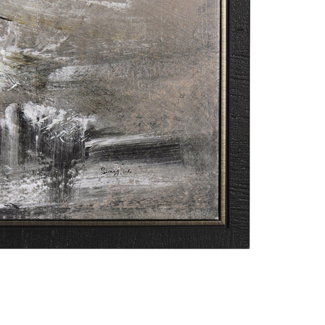 Bull by Mercana Studio a Hand Embellished Textured Framed Canvas from Mercana - Luna Furniture