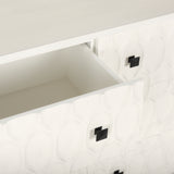 Savannah White Fir Veneer w/ Gray Metal 6-Drawer Sideboard from Mercana - Luna Furniture