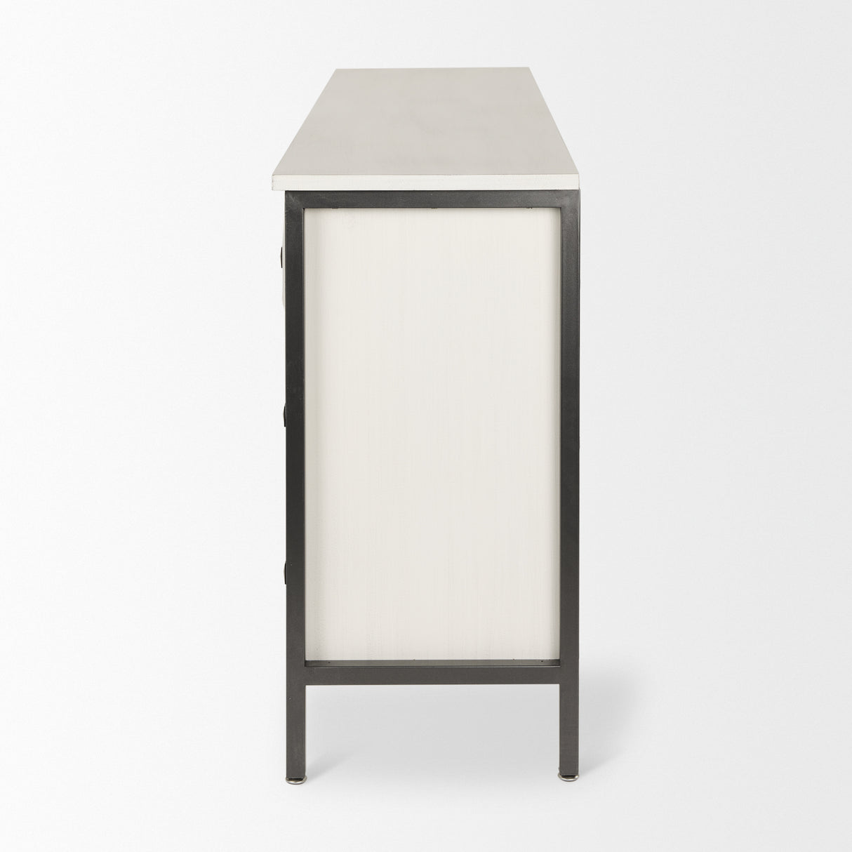 Savannah White Fir Veneer w/ Gray Metal 6-Drawer Sideboard from Mercana - Luna Furniture