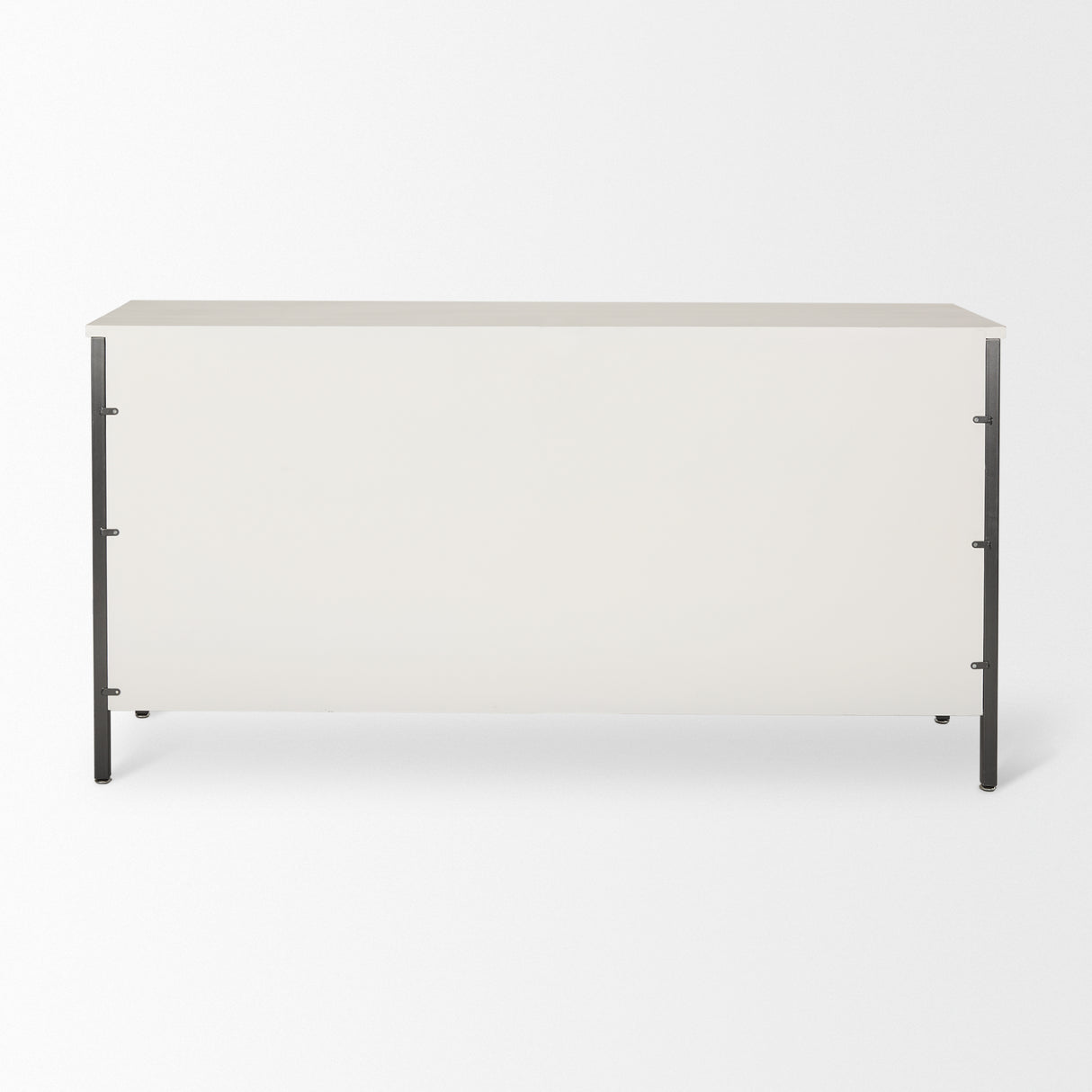 Savannah White Fir Veneer w/ Gray Metal 6-Drawer Sideboard from Mercana - Luna Furniture