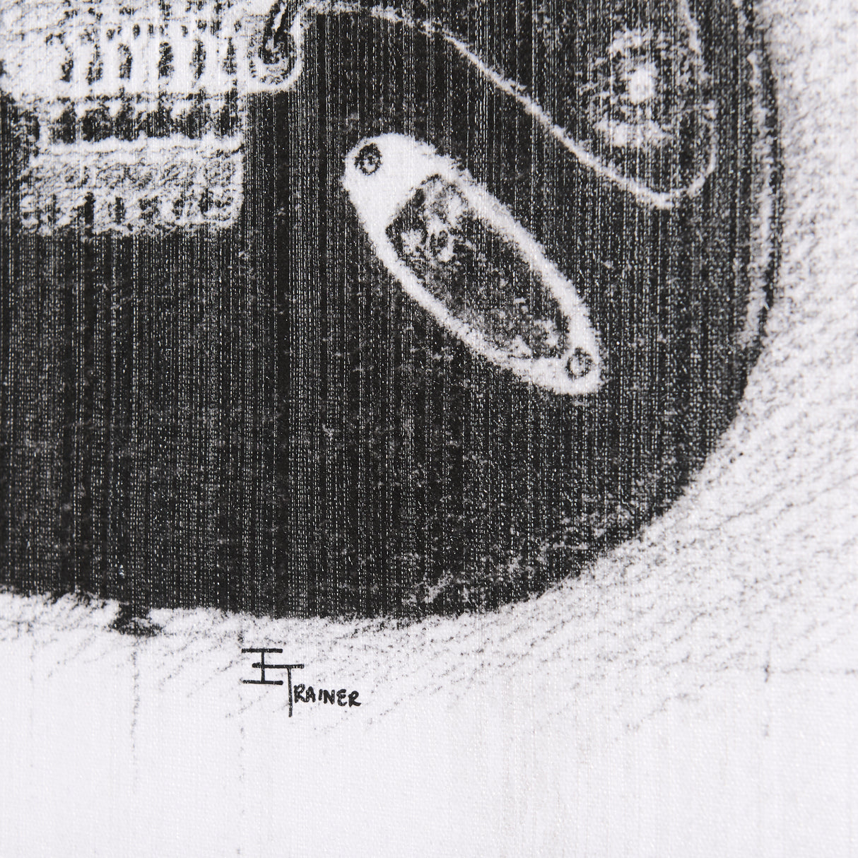 Guitar I by Mercana Studio a Hand Embellished Textured Canvas from Mercana - Luna Furniture