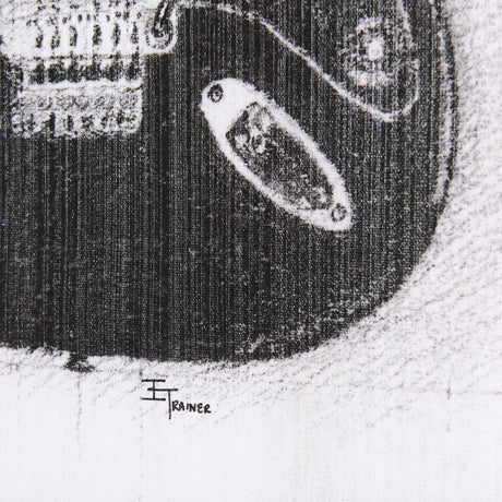 Guitar I by Mercana Studio a Hand Embellished Textured Canvas from Mercana - Luna Furniture