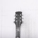 Guitar II by Mercana Studio a Hand Embellished Textured Canvas from Mercana - Luna Furniture
