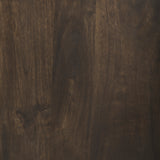 Tucker Dark Brown Wood w/ Carved Arch Pattern 2 Door Cabinet from Mercana - Luna Furniture