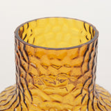 Jolene 7" Amber Waterglass Glass Vase from Mercana - Luna Furniture