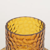 Jolene 7" Amber Waterglass Glass Vase from Mercana - Luna Furniture