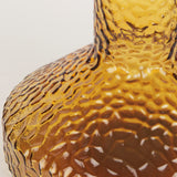 Jolene 11.8" Amber Waterglass Glass Vase from Mercana - Luna Furniture