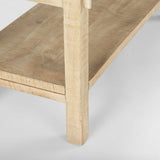 Rosie Large Blonde Wood Console Table from Mercana - Luna Furniture