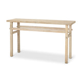 Rosie Small Blonde Wood Console Table from Mercana - Luna Furniture