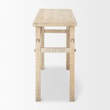 Rosie Small Blonde Wood Console Table from Mercana - Luna Furniture