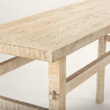 Rosie Small Blonde Wood Console Table from Mercana - Luna Furniture
