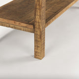 Rosie Large Brown Wood Console Table from Mercana - Luna Furniture