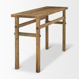 Rosie Small Brown Wood Console Table from Mercana - Luna Furniture