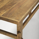 Rosie Small Brown Wood Console Table from Mercana - Luna Furniture
