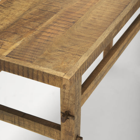 Rosie Small Brown Wood Console Table from Mercana - Luna Furniture