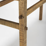 Rosie Small Brown Wood Console Table from Mercana - Luna Furniture