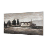Tuscan Cypress 60x36 Hand Painted on Wood Oil Painting from Mercana - Luna Furniture