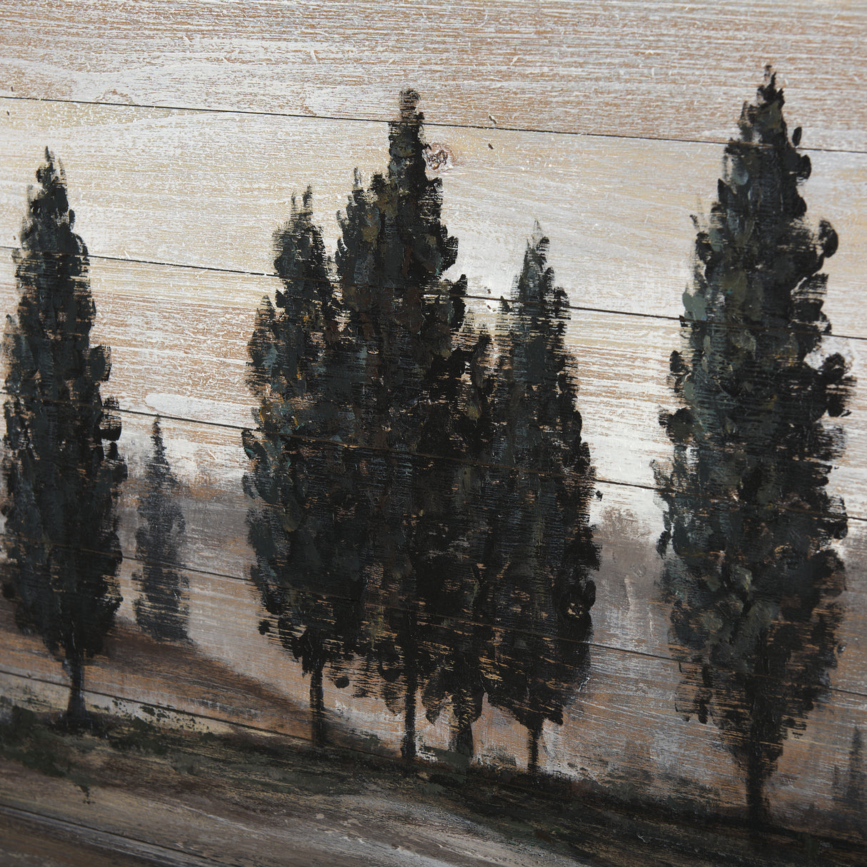 Tuscan Cypress 60x36 Hand Painted on Wood Oil Painting from Mercana - Luna Furniture